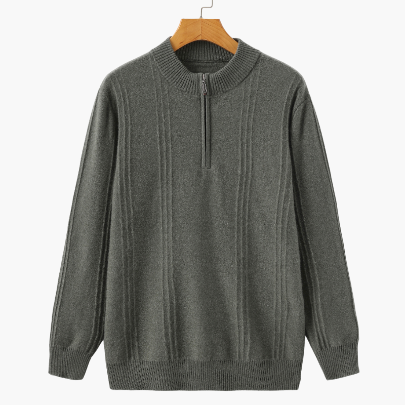 Pure Comfort Cashmere Half Zip