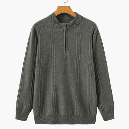 Pure Comfort Cashmere Half Zip