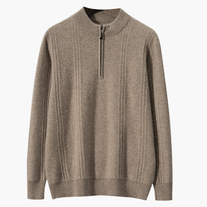 Pure Comfort Cashmere Half Zip