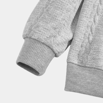 Timeless Elegance Quarter Zip Sweater