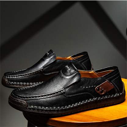 Nero Leather Loafers