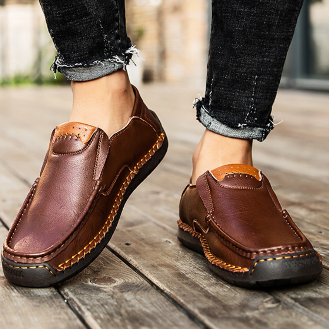 Nero Leather Loafers