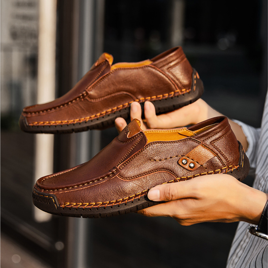 Nero Leather Loafers