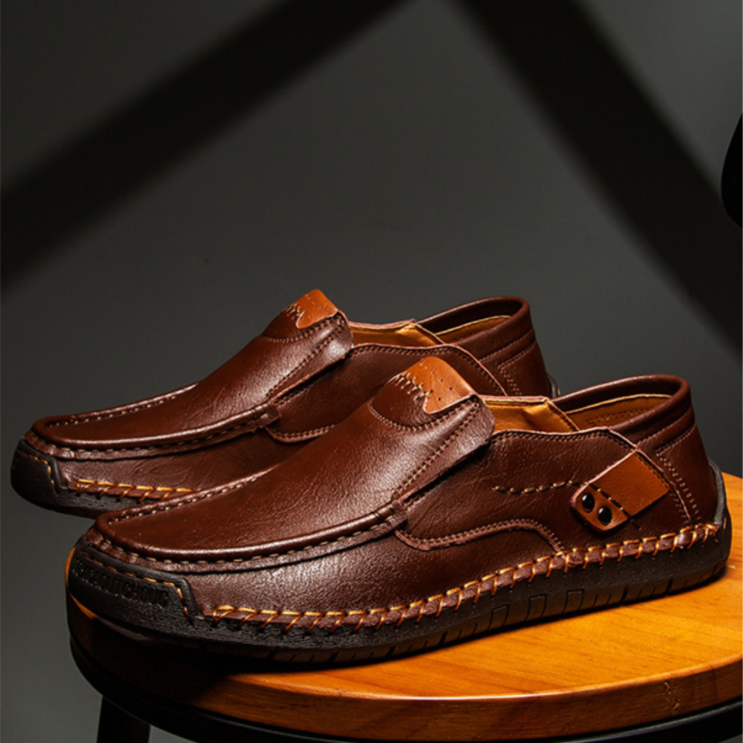 Nero Leather Loafers