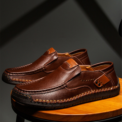 Nero Leather Loafers