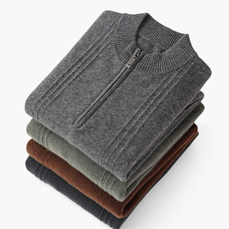 Pure Comfort Cashmere Half Zip