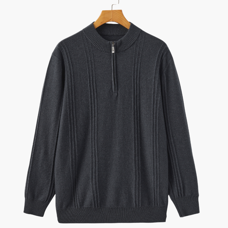 Pure Comfort Cashmere Half Zip