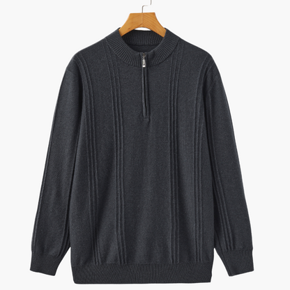 Pure Comfort Cashmere Half Zip