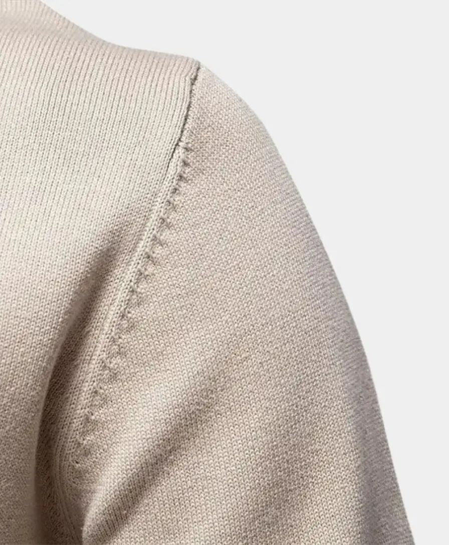 The Luxe Half-Zip Knit Sweater