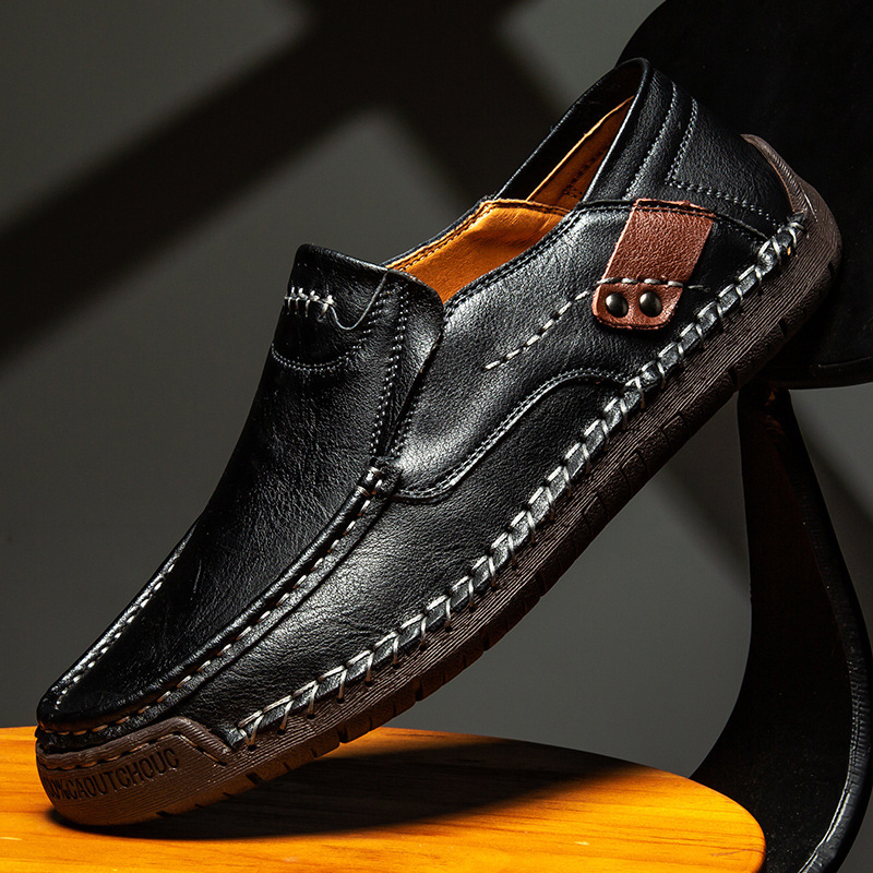 Nero Leather Loafers