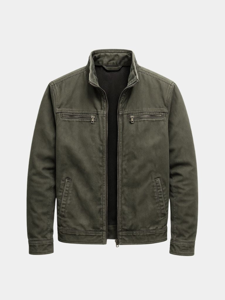 Urban Vintage Olive Field Jacket - Veluzzi