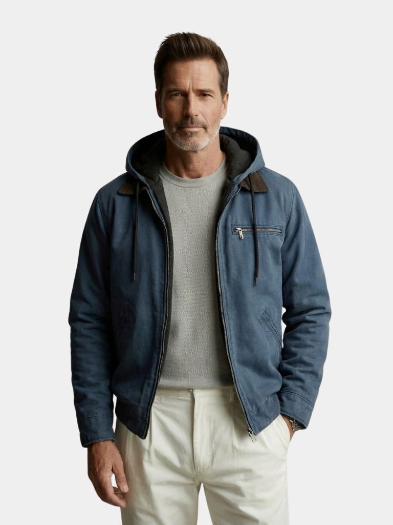 Essential Hooded Work Jacket - Veluzzi