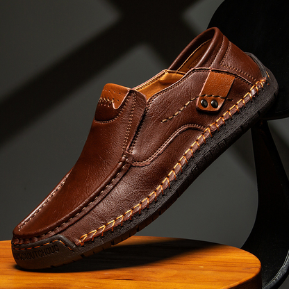 Nero Leather Loafers