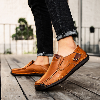 Nero Leather Loafers