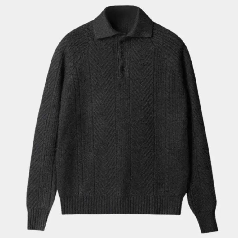 Alessio Long Sleeve Knit Polo