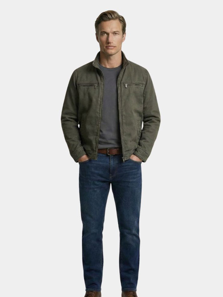 Urban Vintage Olive Field Jacket - Veluzzi