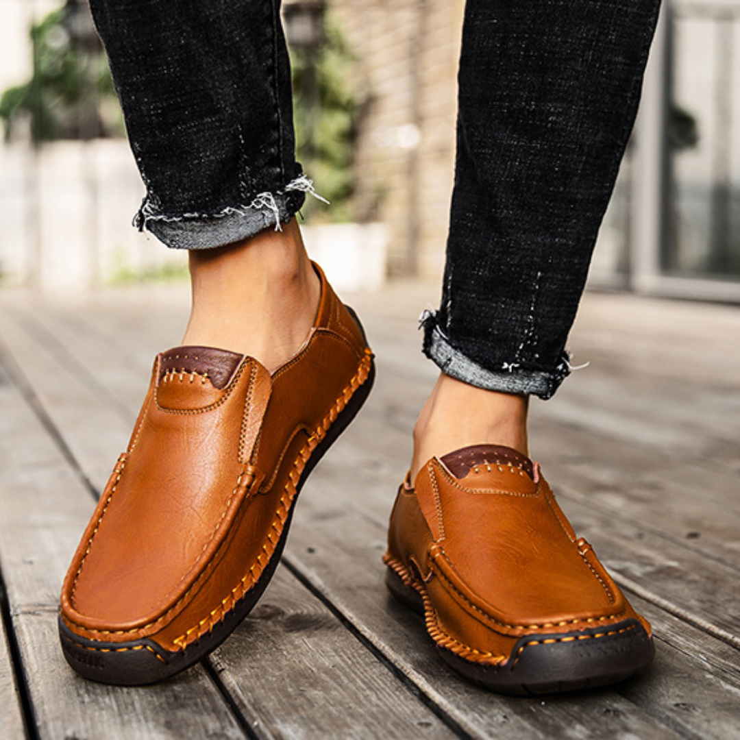 Nero Leather Loafers
