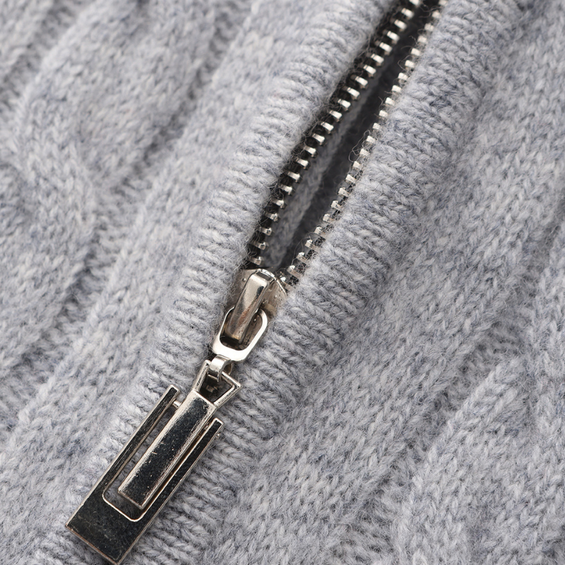 Royal Cashmere Woven Half Zip