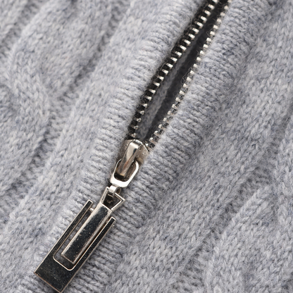 Royal Cashmere Woven Half Zip