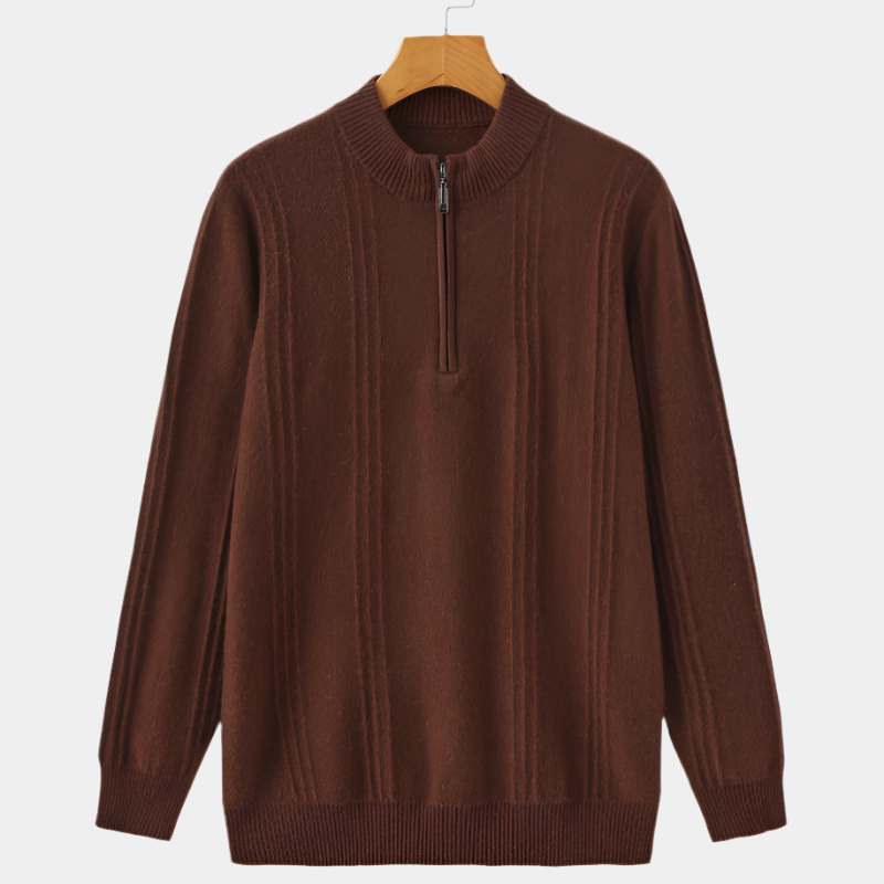 Pure Comfort Cashmere Half Zip
