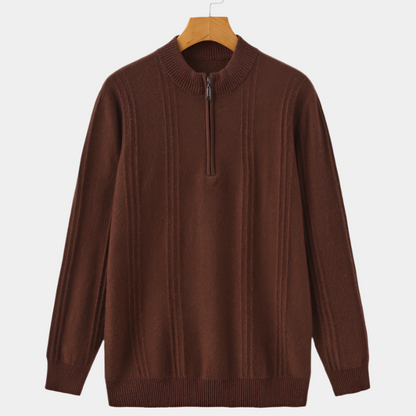 Pure Comfort Cashmere Half Zip