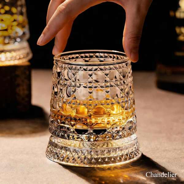 Veluzzi Rotating Whiskey Glass