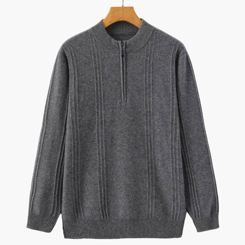 Pure Comfort Cashmere Half Zip