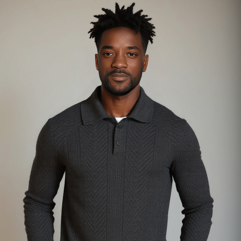 Alessio Long Sleeve Knit Polo