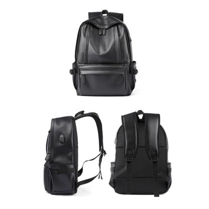 Waterproof Leather Backpack