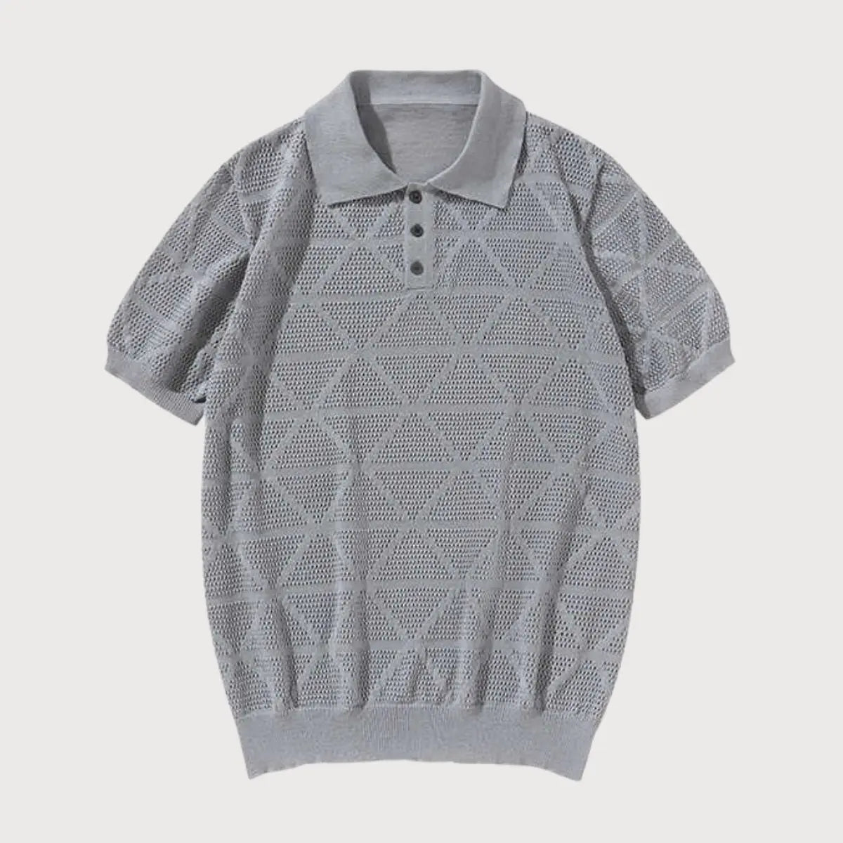 Alessio Textured Knit Polo