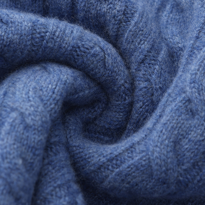 Royal Cashmere Woven Half Zip