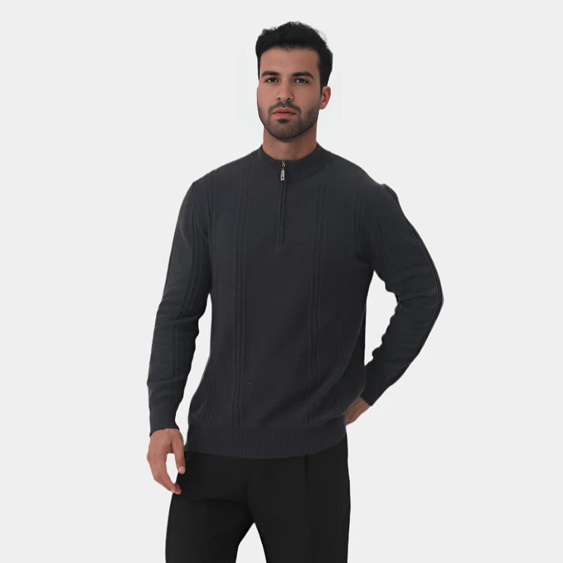 Pure Comfort Cashmere Half Zip
