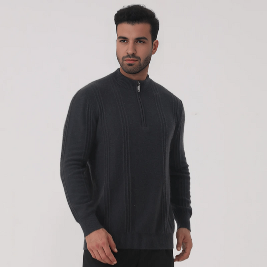 Pure Comfort Cashmere Half Zip