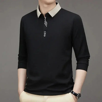 Marcello Elegant Long Sleeve Polo