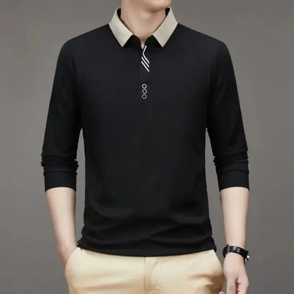 Marcello Elegant Long Sleeve Polo