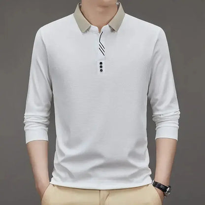 Marcello Elegant Long Sleeve Polo