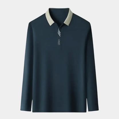 Marcello Elegant Long Sleeve Polo