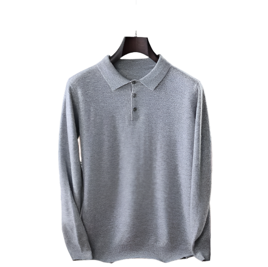Vintage Solid Cashmere Polo