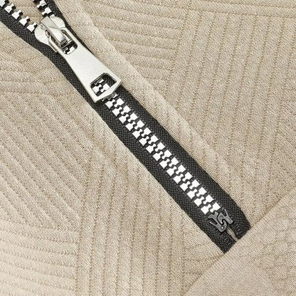 Timeless Elegance Quarter Zip Sweater