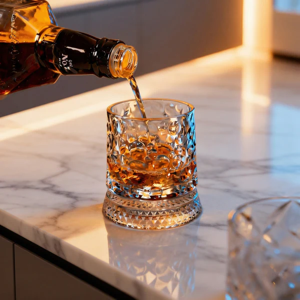 Veluzzi® Rotating Whiskey Glass