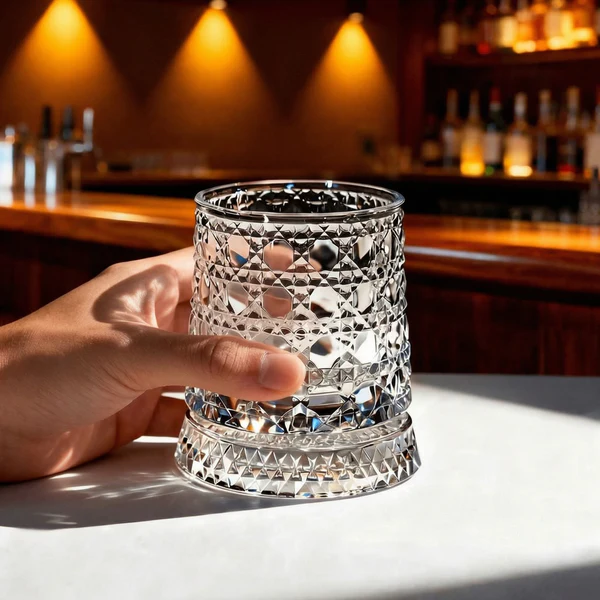 Veluzzi® Rotating Whiskey Glass