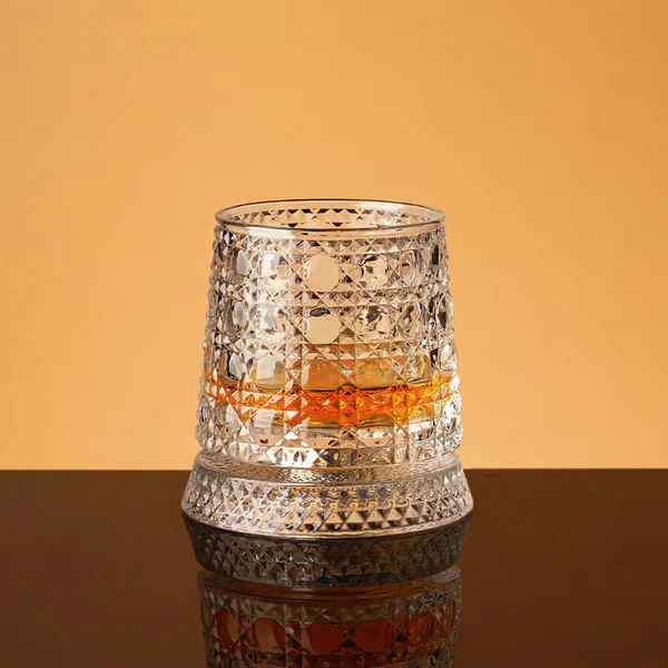 Veluzzi® Rotating Whiskey Glass